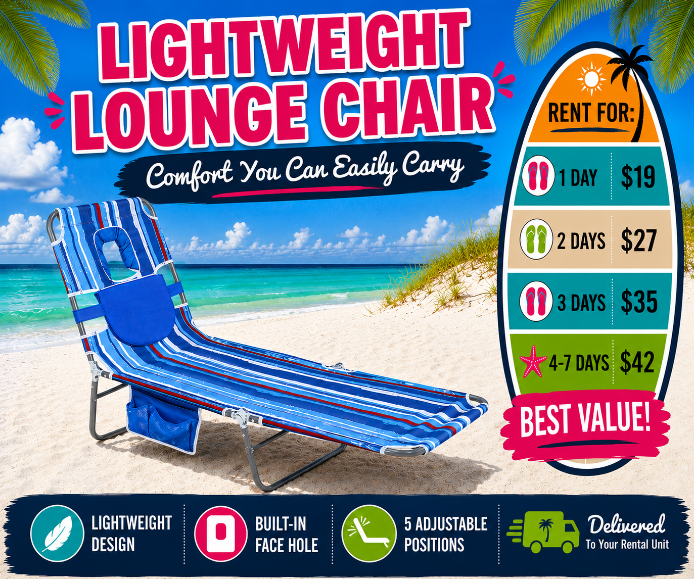 Lightweight Lounge Chair