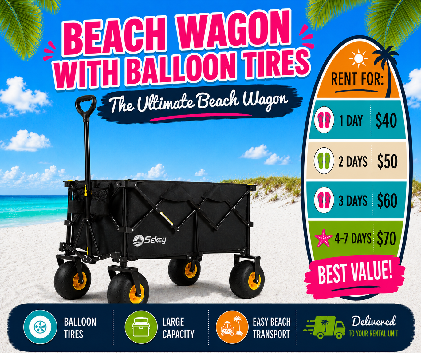 Wagon Balloon Tires